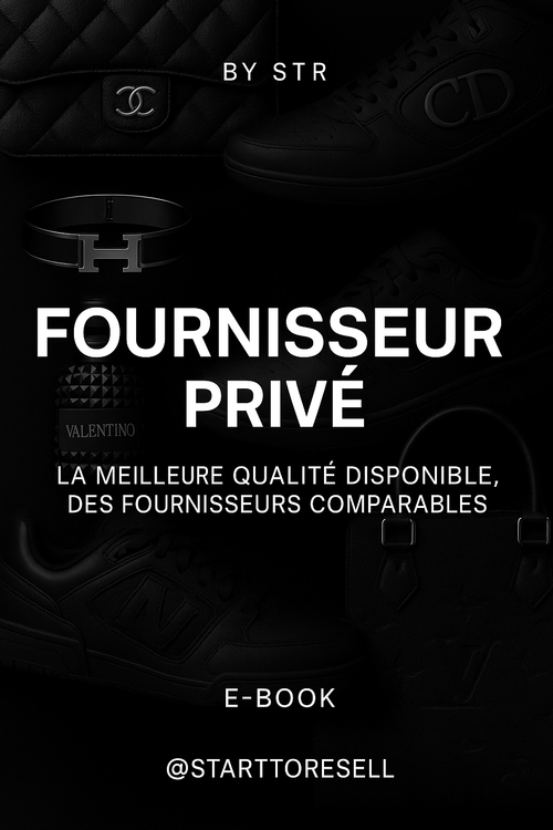 PACK #1 – FOURNISSEUR PRO + PRIX D’USINE